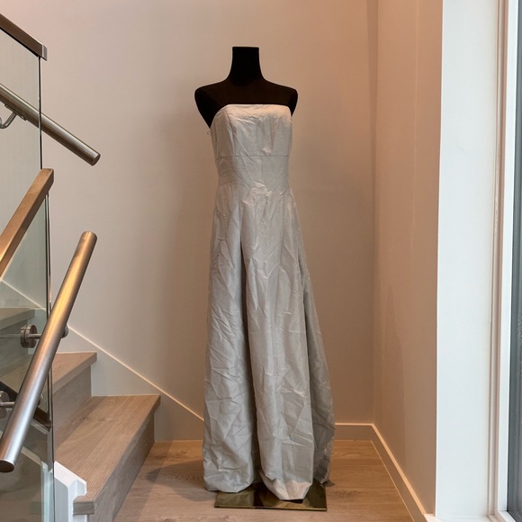 Vintage 90s EXPRESS  BRAND nylon Prom Dress - Picture 9 of 15